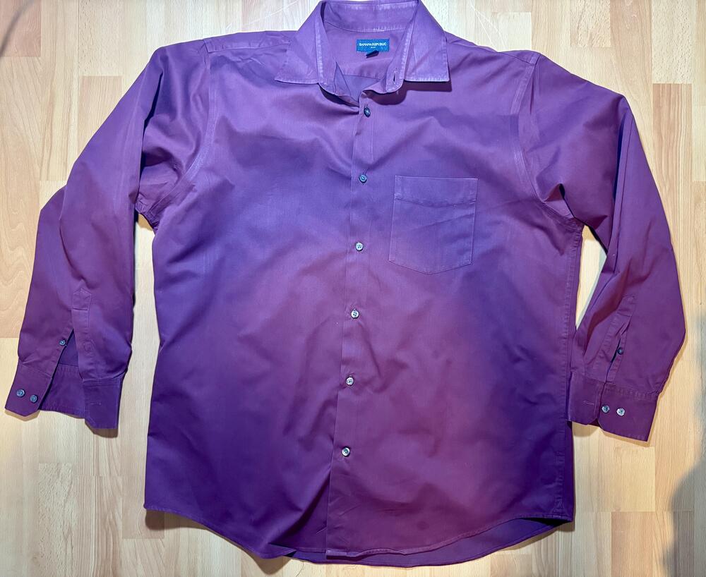 Banana Republic Shirt Mens XL Long Sleeve Button Up Pocket Dress Shirt
